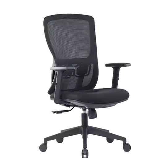 優質人體工學辦公椅電腦椅2D升降扶手高密度海綿坐墊靜音PU輪  Ergonomic Office Chair Computer Chair with 2D Adjustable Armrests